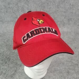 Louisville Cardinals Snapback Hat Cap Team Starter NCAA Dark Red Adjustable